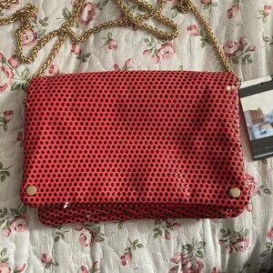 NWT Kimchi Blue Red Polka Dot Bag *see pics